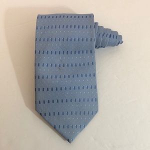 LINEA UOMO Silk Tie Lift Blue w small Stain